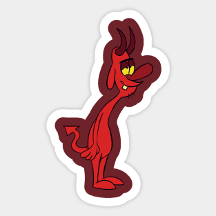 Thin demon Sticker